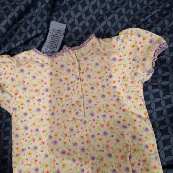 koala kids onesie 0-3 months purple flowers - Picture 8 of 10